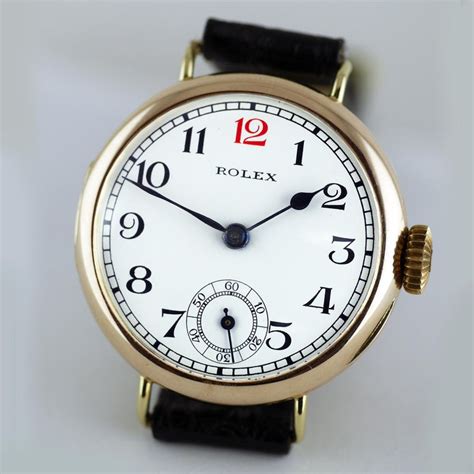 rolex officers trench watch.